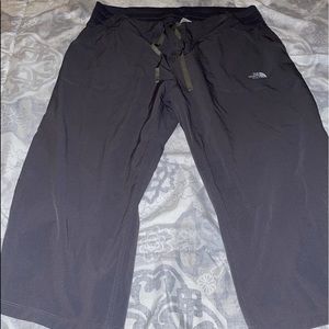 Gray Northface Capri pants. Size XL